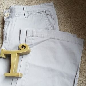 Banana Republic bootcut low rise khaki pants